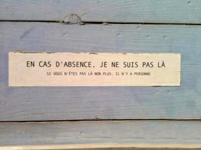 Je suis indisponible, mais reste joignable en toutes circonstances !